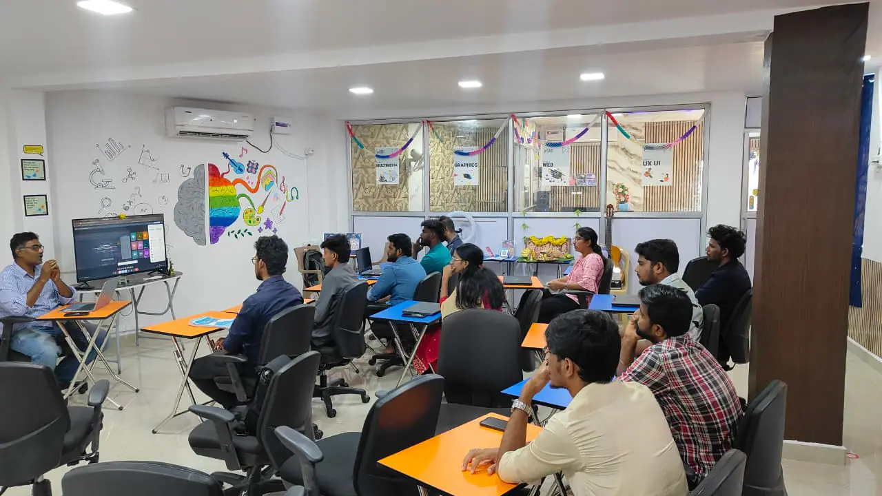 Hands-on learning session at Ovi Design Academy