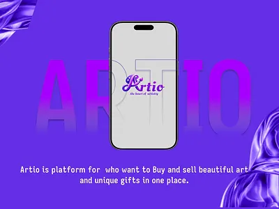 Artio art buying and selling app UI UX case study by Surendar