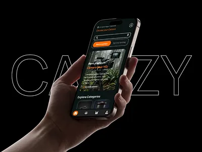 Camzy camera app UI UX case study by Raghul