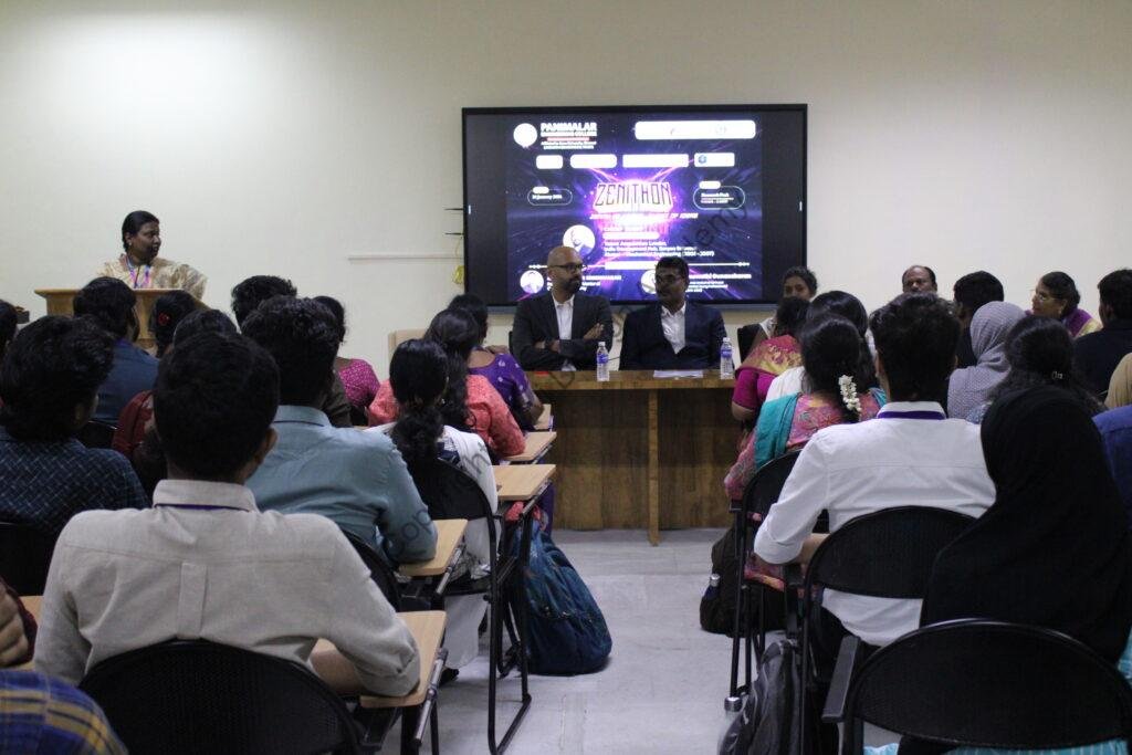 Panimalar Engineering College, Chennai, Zenithon, Guest of Honor, Rajkumar UX Design, Ovi Design Acadamy