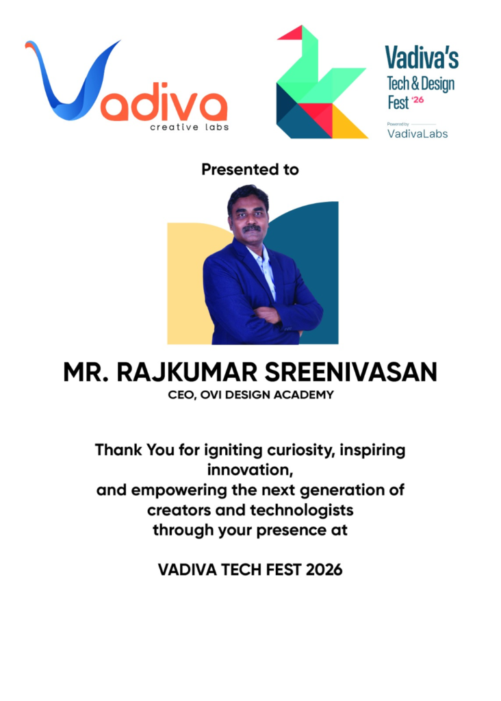 Vadiva's Design Fest 2026, Ovi Design  Official Sponsor and Active Contributor