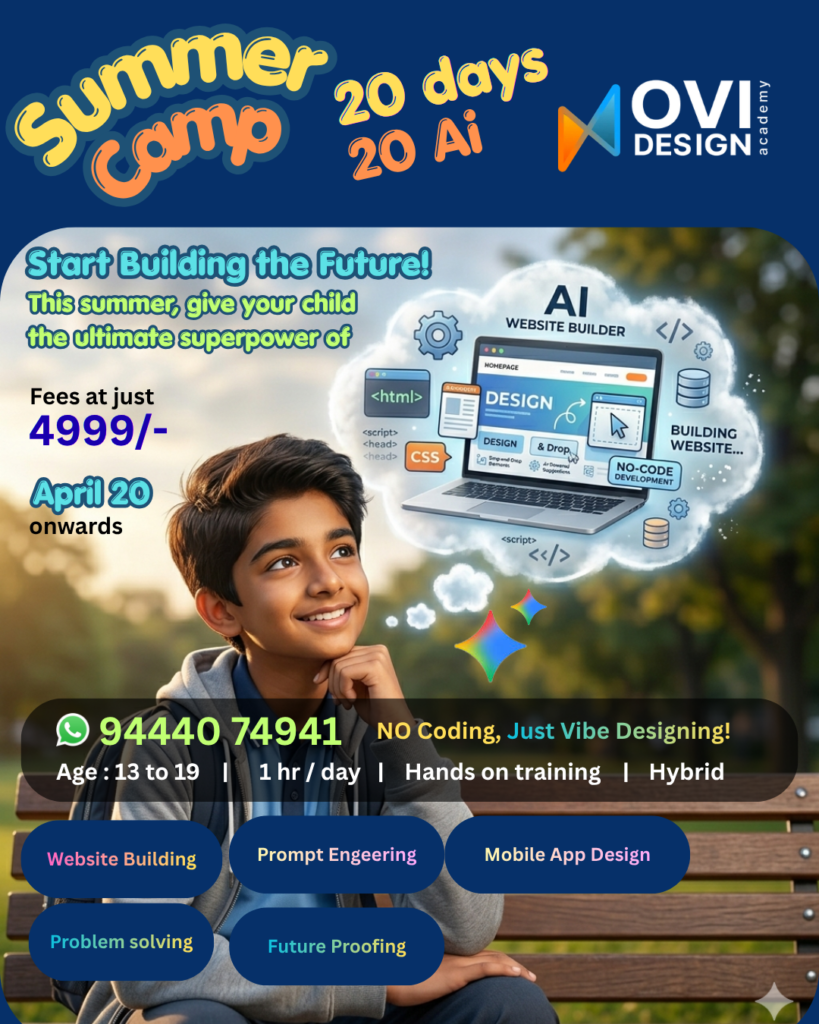 Ovi 20 AI Tools in 20 Days Ovi Design Academy